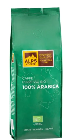 Alps Coffee 100% Arabica BIO Espresso