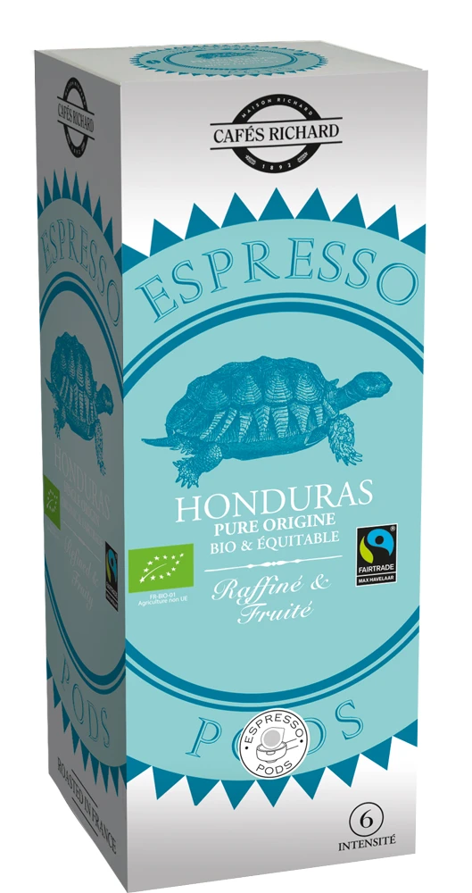Cafés Richard Honduras Bio & Fairtrade ESE Pads 1 Cafés Richard Honduras Bio & Fairtrade ESE Pads