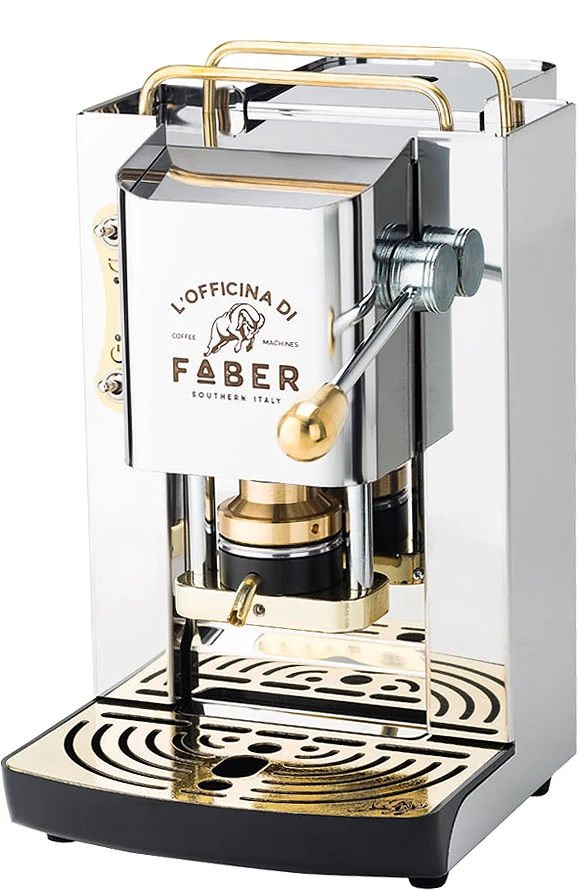 Faber Pro Deluxe Edelstahl ESE Pad Maschine 2 Faber Pro Deluxe Edelstahl ESE Pad Maschine – Bild 2