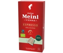 Julius Meinl Delizioso - BIO Fairtrade Nespresso®*-kompatible Kapseln