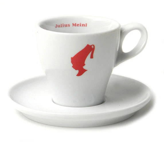 Julius Meinl Melange Tasse Weiß 1 Julius Meinl Melange Tasse Weiß
