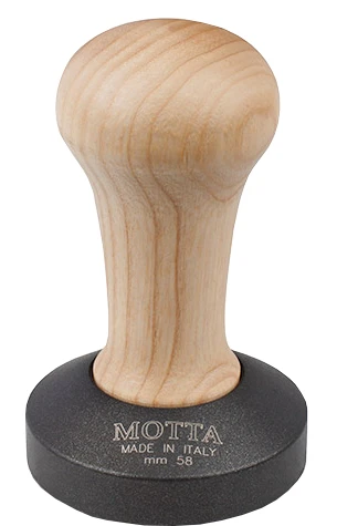Motta Tamper "Nonstick" Mit Holzgriff 1 Motta Tamper "Nonstick" Mit Holzgriff