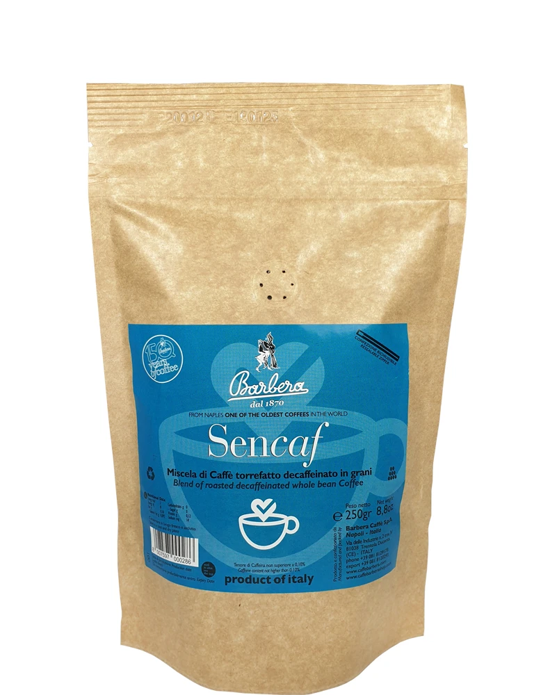 Barbera Mago Sencaf - Entkoffeinierter Espresso 1 Barbera Mago Sencaf - Entkoffeinierter Espresso