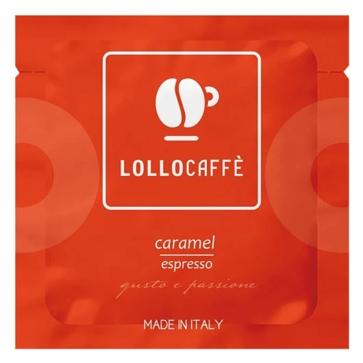 Lollo Caffè Caramello - Aromatisierte ESE Pads 1 Lollo Caffè Caramello - Aromatisierte ESE Pads