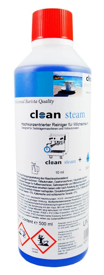 JoeFrex- Clean Steam - Reiniger Für Milchschaumlanzen 1 JoeFrex- Clean Steam - Reiniger Für Milchschaumlanzen