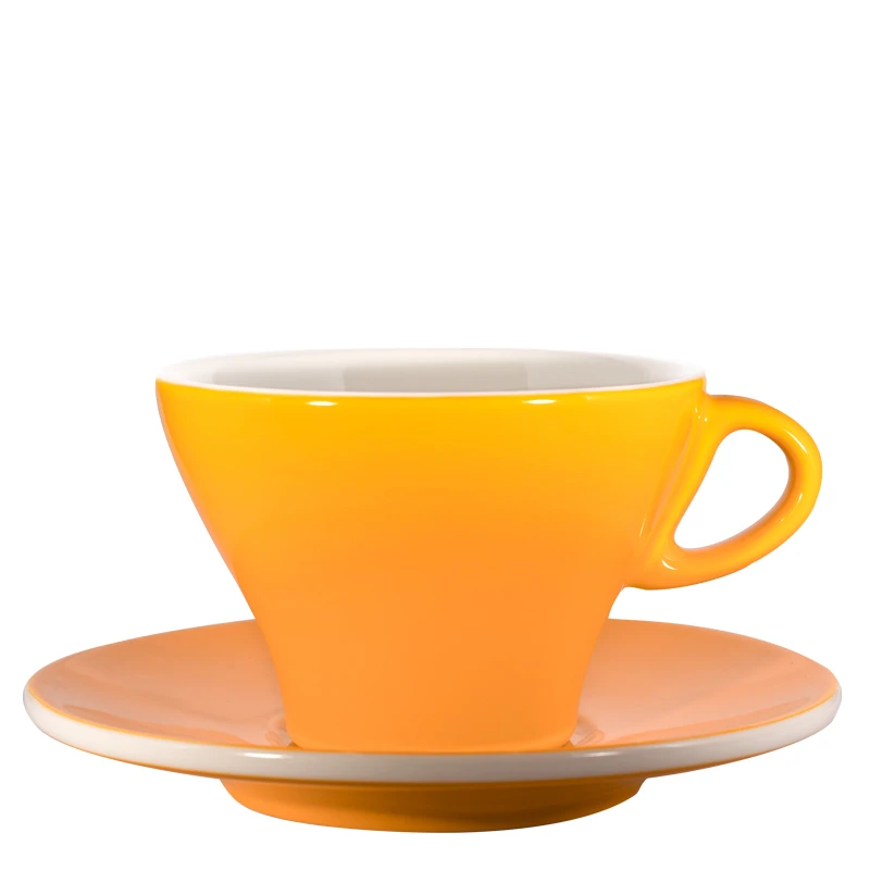 Milchkaffeetasse Bunt - Kurkuma 2 Milchkaffeetasse Bunt - Kurkuma – Bild 2