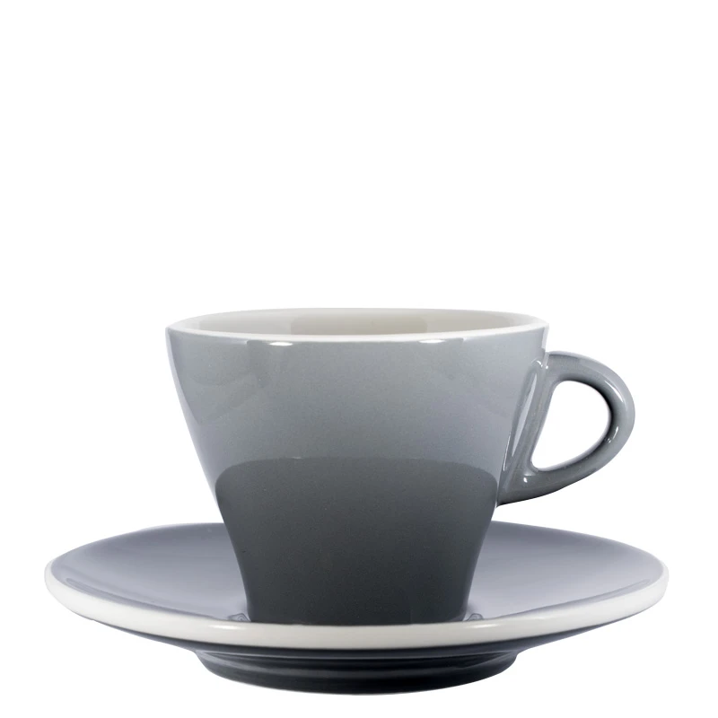 Cappuccinotasse Bunt - Quarzgrau 1 Cappuccinotasse Bunt - Quarzgrau