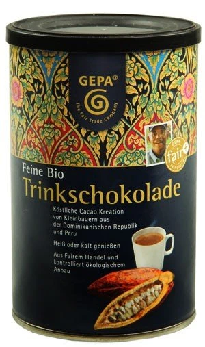 GEPA Feine BIO Trinkschokolade 1 GEPA Feine BIO Trinkschokolade