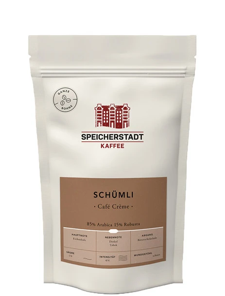 Speicherstadt Kaffee Schümli Café Crème 1 Speicherstadt Kaffee Schümli Café Crème